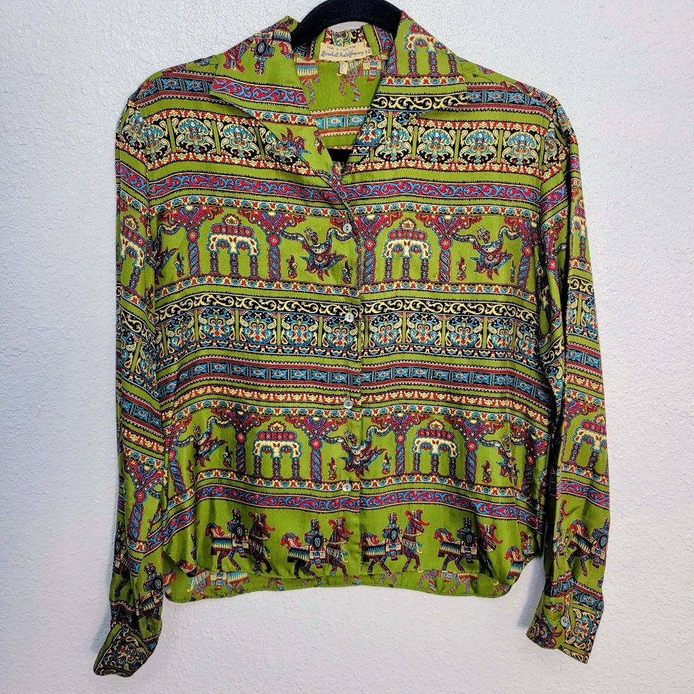 Marshall Fields Vintage Silk Blouse